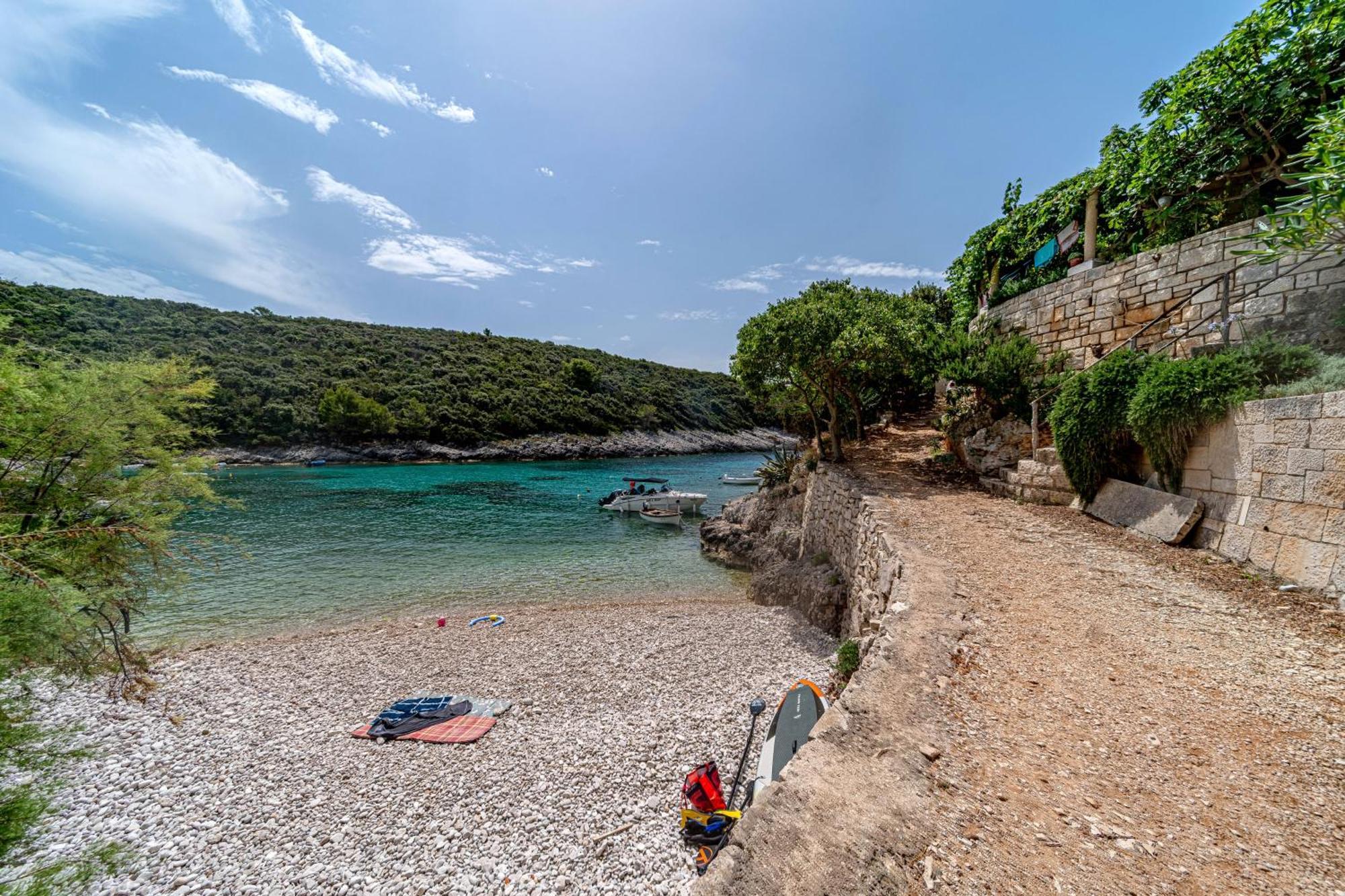 לומבארדה Seaside House For Families With Children Cove Rasohatica, Korcula - 4386 מראה חיצוני תמונה